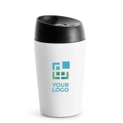 Gift Campaign Bicchiere take away con pulsante di apertura e chiusura da 240ml></noscript> Bicchieri Take Away