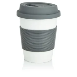 Gift Campaign Bicchiere take away ecologico fascia e tappo abbinati 350ml Latte> Bicchieri Take Away
