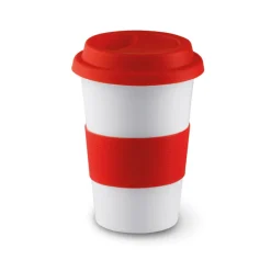 Gift Campaign Bicchiere take away in ceramica coperchio e fascia 400ml Takeaway Plus></noscript> Bicchieri Take Away