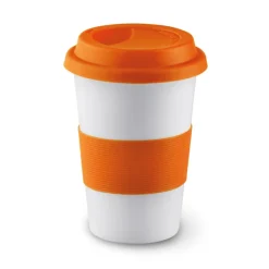 Gift Campaign Bicchiere take away in ceramica coperchio e fascia 400ml Takeaway Plus></noscript> Bicchieri Take Away