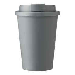 Gift Campaign Bicchiere take away in PP con tappo a vite e apertura per bere 350ml> Bicchieri Take Away