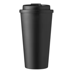 Gift Campaign Bicchiere take away in PP con tappo a vite e apertura per bere 475ml> Bicchieri Take Away