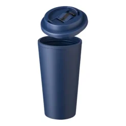 Gift Campaign Bicchiere take away in PP con tappo a vite e apertura per bere 475ml><noscript><img width=