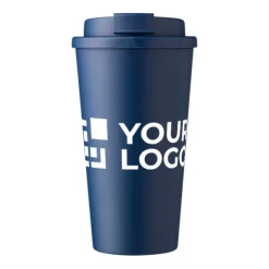 Gift Campaign Bicchiere take away in PP con tappo a vite e apertura per bere 475ml><noscript><img width=