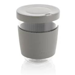 Gift Campaign Bicchiere take away in vetro con fascia e coperchio 360ml Ukiyo> Bicchieri Take Away