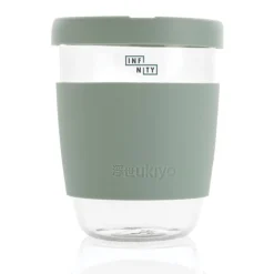 Gift Campaign Bicchiere take away in vetro con fascia e coperchio 360ml Ukiyo></noscript> Bicchieri Take Away
