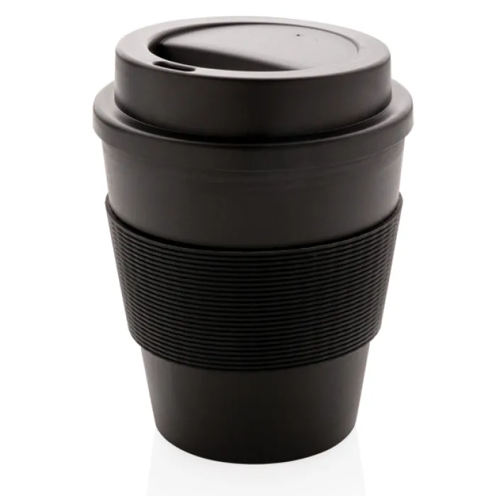 Gift Campaign Bicchiere take away tappo a vite e fascia 350ml Takeaway Comfort> Bicchieri Take Away