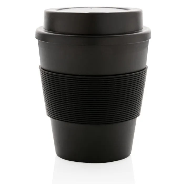 Gift Campaign Bicchiere take away tappo a vite e fascia 350ml Takeaway Comfort> Bicchieri Take Away