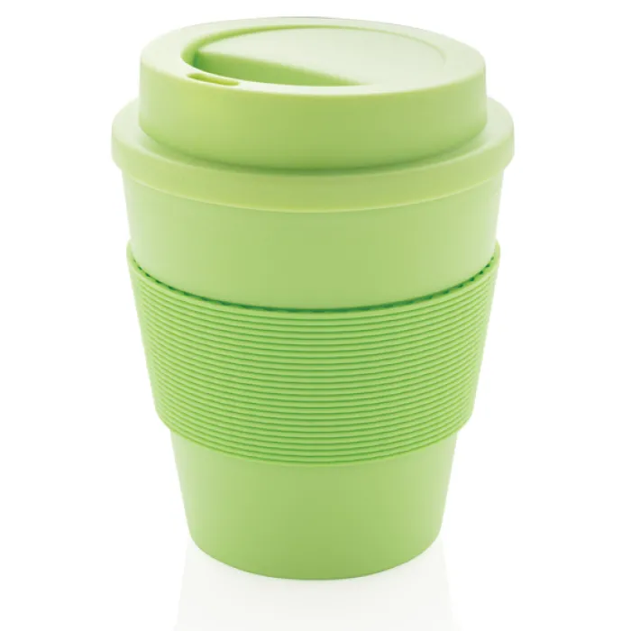 Gift Campaign Bicchiere take away tappo a vite e fascia 350ml Takeaway Comfort> Bicchieri Take Away