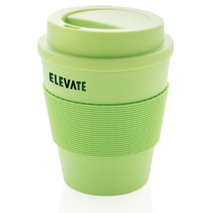 Gift Campaign Bicchiere take away tappo a vite e fascia 350ml Takeaway Comfort> Bicchieri Take Away