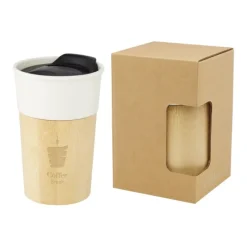 Gift Campaign Bicchiere take away tappo con apertura scorrimento 320ml Porcelaine></noscript> Gadget Ecologici|Bicchieri Take Away