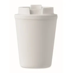 Gift Campaign Bicchiere takeaway con logo in PP riciclato con coperchio 300ml Recyclo></noscript> Bicchieri Termici Personalizzati