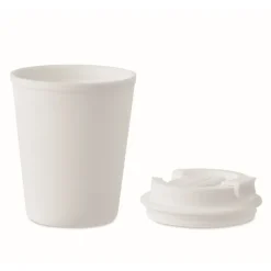Gift Campaign Bicchiere takeaway con logo in PP riciclato con coperchio 300ml Recyclo></noscript> Bicchieri Termici Personalizzati