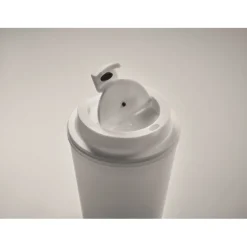 Gift Campaign Bicchiere takeaway con logo in PP riciclato con coperchio 300ml Recyclo></noscript> Bicchieri Termici Personalizzati