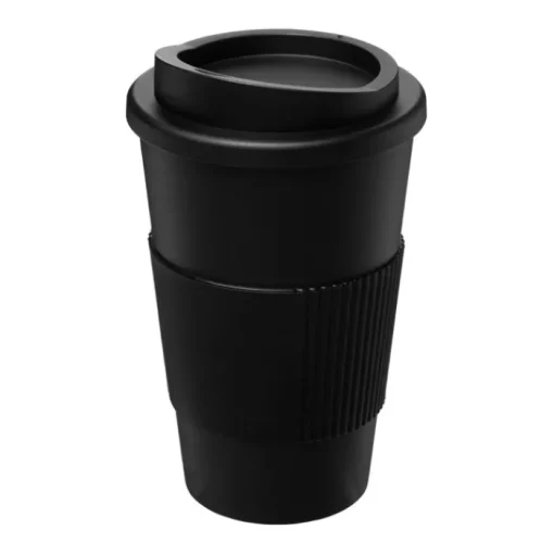 Gift Campaign Bicchiere tappo di sicurezza e fascia 350ml Takeaway agarre Americano> Bicchieri Take Away