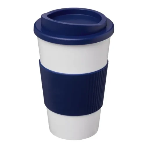 Gift Campaign Bicchiere tappo di sicurezza e fascia 350ml Takeaway agarre Americano> Bicchieri Take Away