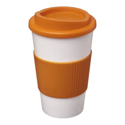 Gift Campaign Bicchiere tappo di sicurezza e fascia 350ml Takeaway agarre Americano> Bicchieri Take Away