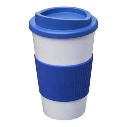 Gift Campaign Bicchiere tappo di sicurezza e fascia 350ml Takeaway agarre Americano> Bicchieri Take Away