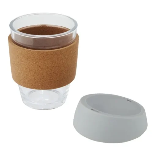 Gift Campaign Bicchiere tappo silicone parete singola 360ml Takeaway Cork Grip> Bicchieri Take Away