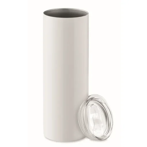 Gift Campaign Bicchiere termico cilindrico con coperchio di plastica 590ml Sublim> Bicchieri Termici Personalizzati