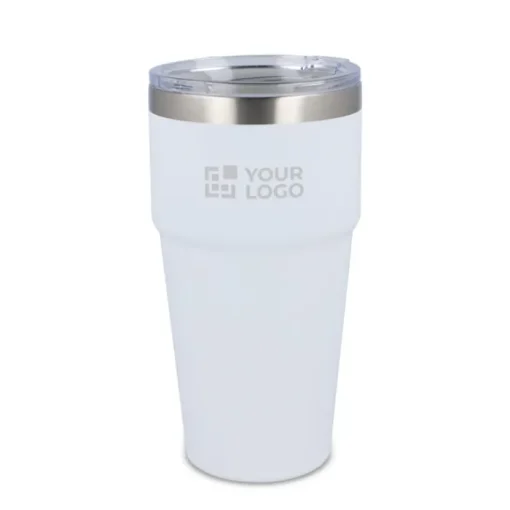 Gift Campaign Bicchiere termico con interno in ceramica e coperchio 500ml> Bicchieri Termici Personalizzati|Bicchieri Take Away