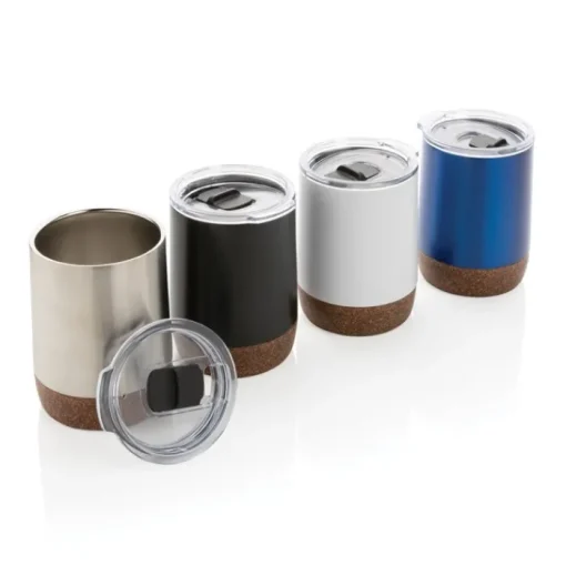 Gift Campaign Bicchiere termico con logo e fondo in ​​sughero 180ml Eco Cork Small> Gadget Ecologici|Bicchieri Termici Personalizzati