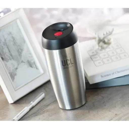 Gift Campaign Bicchiere termico da asporto con meccanismo a pressione 350ml Valve> Bicchieri Termici Personalizzati
