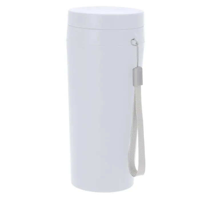 Gift Campaign Bicchiere termico da viaggio con tappo a vite e laccetto da 320ml> Bicchieri Termici Personalizzati