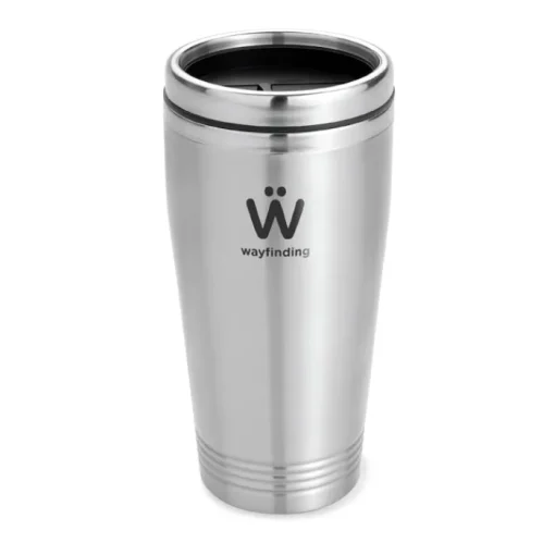 Gift Campaign Bicchiere termico da viaggio in acciaio con logo 400ml Executive> Bicchieri Termici Personalizzati
