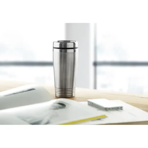 Gift Campaign Bicchiere termico da viaggio in acciaio con logo 400ml Executive> Bicchieri Termici Personalizzati