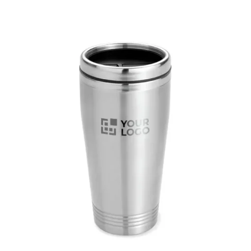 Gift Campaign Bicchiere termico da viaggio in acciaio con logo 400ml Executive> Bicchieri Termici Personalizzati