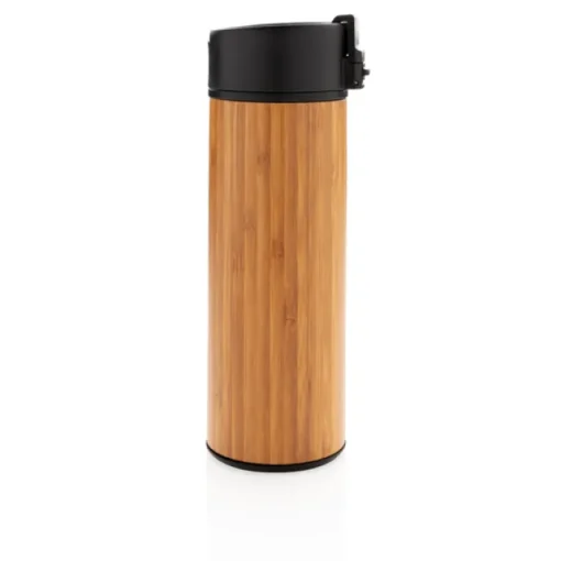 Gift Campaign Bicchiere termico d'asporto con logo in acciaio e bambù da 450 ml Wood> Bicchieri Termici Personalizzati