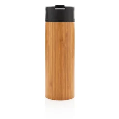 Gift Campaign Bicchiere termico d'asporto con logo in acciaio e bambù da 450 ml Wood></noscript> Bicchieri Termici Personalizzati