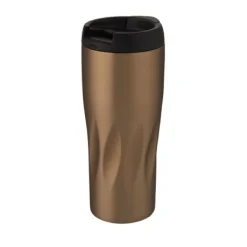 Gift Campaign Bicchiere termico d'asporto con disegno geometrico 450ml Waves> Bicchieri Termici Personalizzati