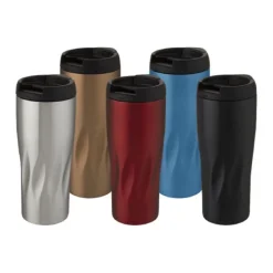 Gift Campaign Bicchiere termico d'asporto con disegno geometrico 450ml Waves></noscript> Bicchieri Termici Personalizzati
