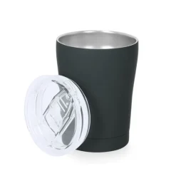 Gift Campaign Bicchiere termico in acciaio con rivestimento in gomma e tappo 350ml> Bicchieri Termici Personalizzati|Bicchieri Take Away