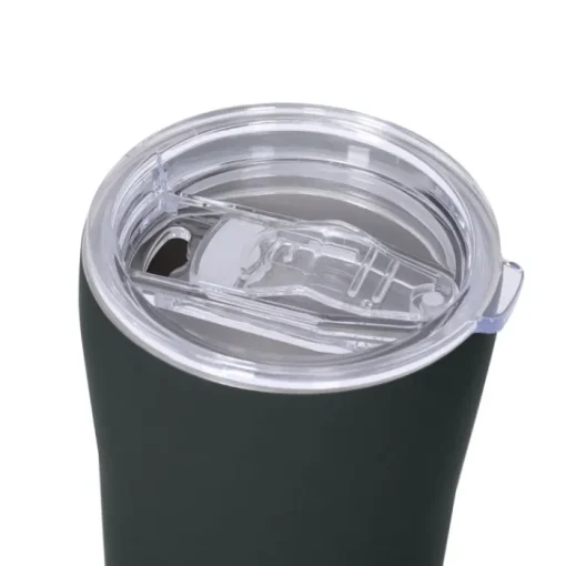 Gift Campaign Bicchiere termico in acciaio con rivestimento in gomma e tappo 350ml> Bicchieri Termici Personalizzati|Bicchieri Take Away