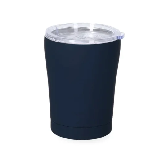 Gift Campaign Bicchiere termico in acciaio con rivestimento in gomma e tappo 350ml> Bicchieri Termici Personalizzati|Bicchieri Take Away