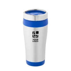 Gift Campaign Bicchiere termico in acciaio inox riciclato con tappo a vite 410ml></noscript> Bicchieri Termici Personalizzati
