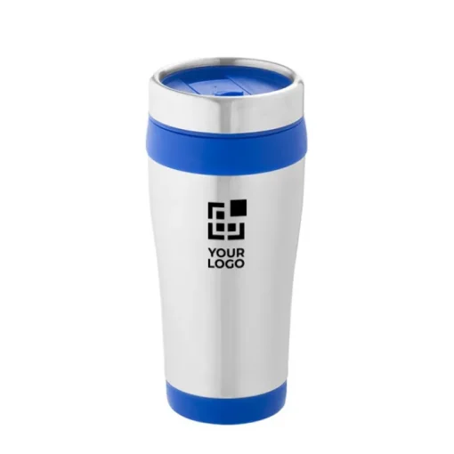 Gift Campaign Bicchiere termico in acciaio inox riciclato con tappo a vite 410ml> Bicchieri Termici Personalizzati
