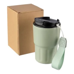 Gift Campaign Bicchiere termico in acciaio verniciato a polvere con laccetto 320ml></noscript> Bicchieri Termici Personalizzati