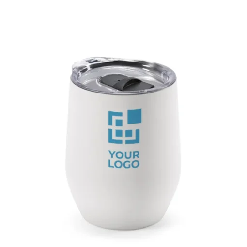 Gift Campaign Bicchiere termico in acciaio inox riciclato con apertura nel tappo 310ml> Bicchieri Termici Personalizzati