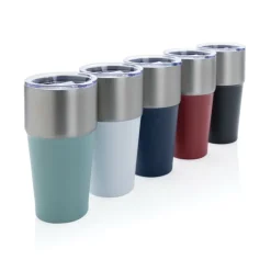 Gift Campaign Bicchiere termico in acciaio inox riciclato anti-perdita da 500ml> Bicchieri Termici Personalizzati