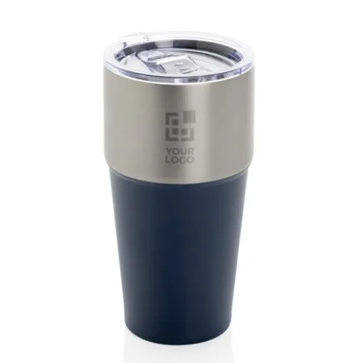 Gift Campaign Bicchiere termico in acciaio inox riciclato anti-perdita da 500ml> Bicchieri Termici Personalizzati