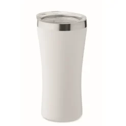 Gift Campaign Bicchiere termico in acciaio riciclato con coperchio trasparente 160ml> Bicchieri Termici Personalizzati