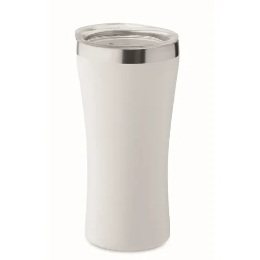 Gift Campaign Bicchiere termico in acciaio riciclato con coperchio trasparente 160ml> Bicchieri Termici Personalizzati