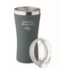 Gift Campaign Bicchiere termico in acciaio riciclato con coperchio trasparente 160ml></noscript> Bicchieri Termici Personalizzati