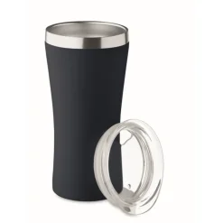 Gift Campaign Bicchiere termico in acciaio riciclato con coperchio trasparente 160ml></noscript> Bicchieri Termici Personalizzati