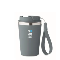 Gift Campaign Bicchiere termico in acciaio inox con laccetto da trasporto 350ml></noscript> Bicchieri Take Away