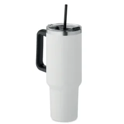 Gift Campaign Bicchiere termico in acciaio inox riciclato con tappo e cannuccia 1.2l></noscript> Bicchieri Termici Personalizzati